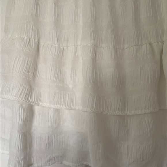 T.J.Maxx White Tiered Mini Skirt - Picture 2 of 4